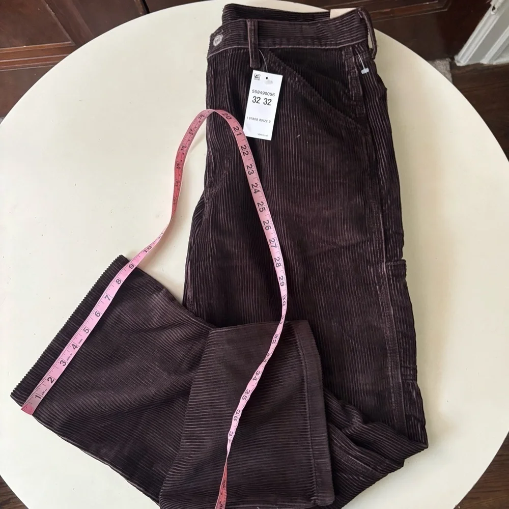 Levi’s 568 Straight Loose Fit Carpenter Corduroy Pant Men’s 32x32 Brown New